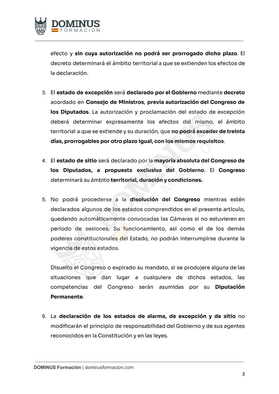 Página 2 de la muestra del temario