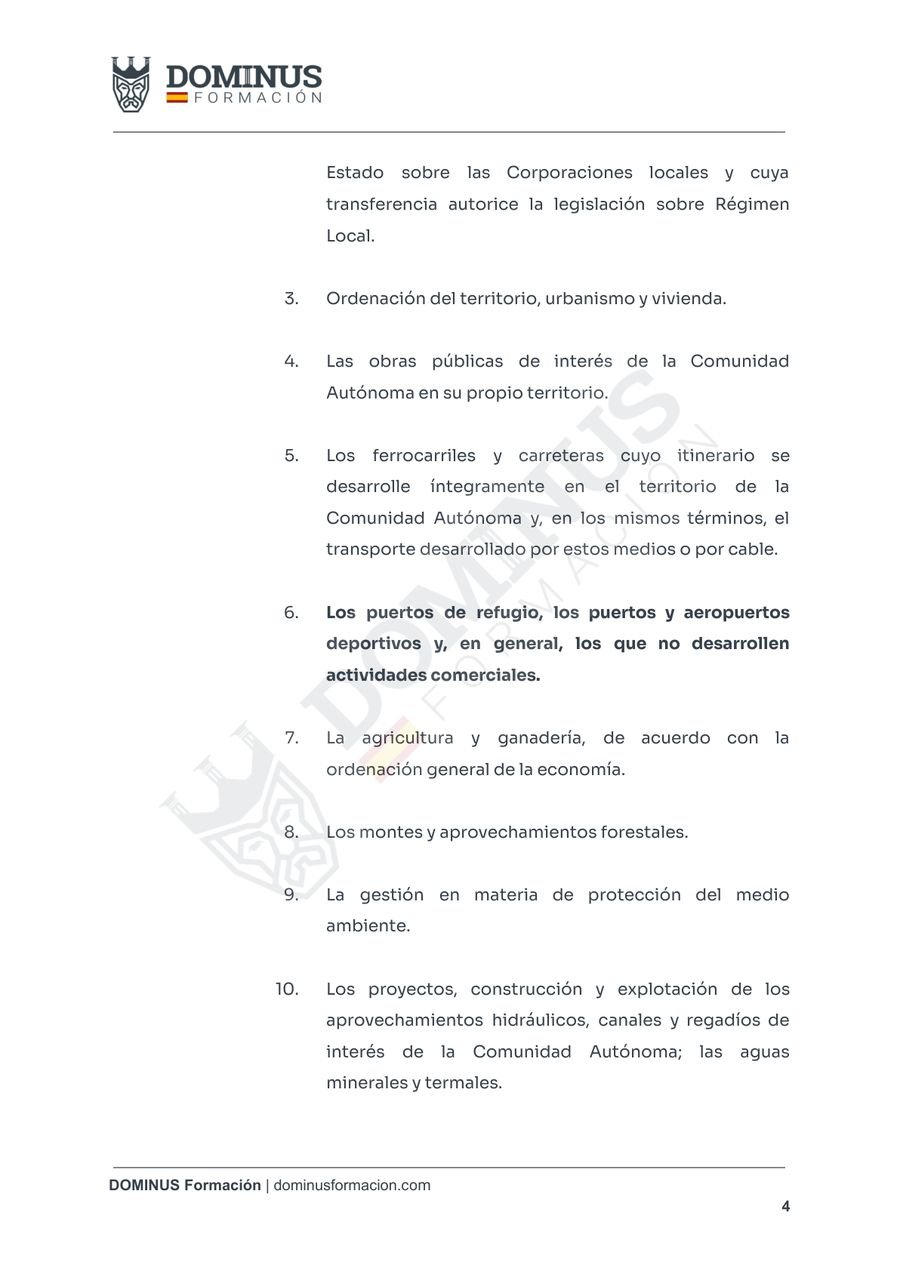 Página 4 de la muestra del temario